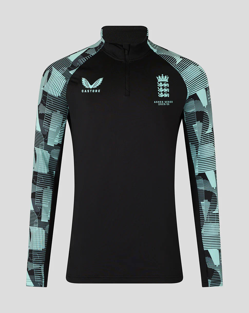 MENS 25/26 ECB ASHES PRO QUARTER ZIP TRAINING TOP